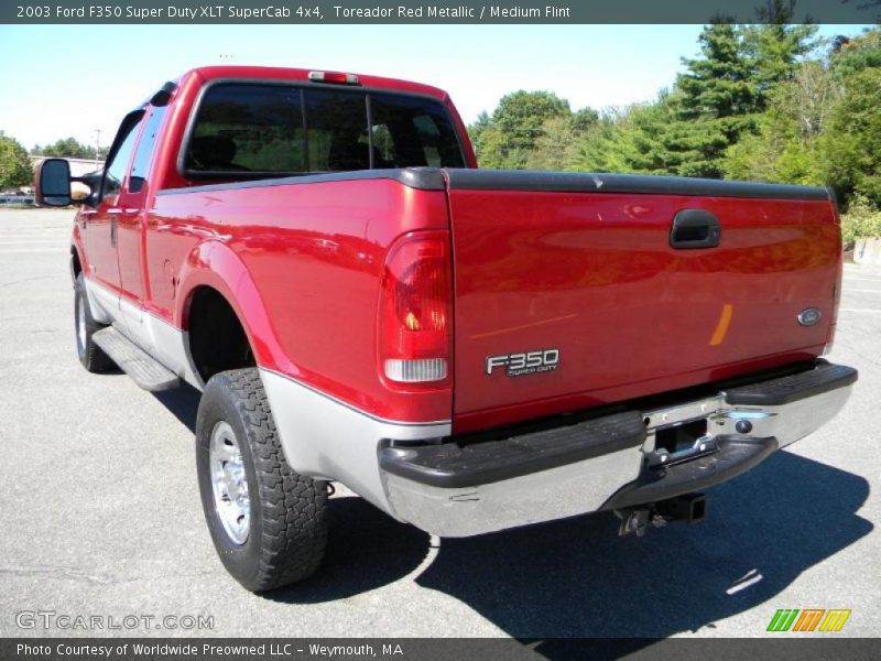 Toreador Red Metallic / Medium Flint 2003 Ford F350 Super Duty XLT SuperCab 4x4