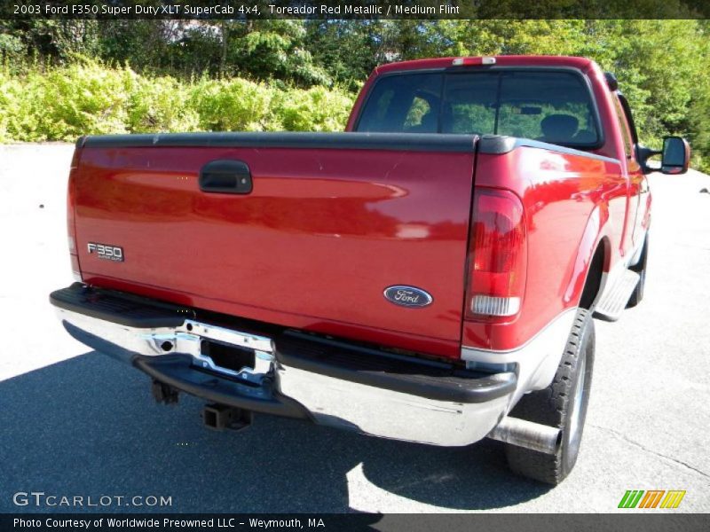 Toreador Red Metallic / Medium Flint 2003 Ford F350 Super Duty XLT SuperCab 4x4