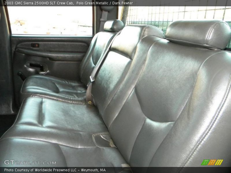 Polo Green Metallic / Dark Pewter 2003 GMC Sierra 2500HD SLT Crew Cab