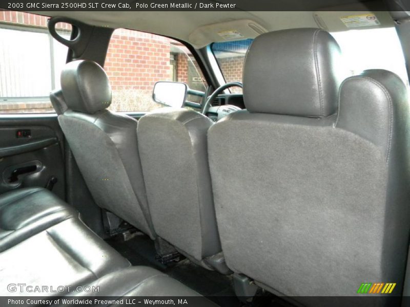 Polo Green Metallic / Dark Pewter 2003 GMC Sierra 2500HD SLT Crew Cab