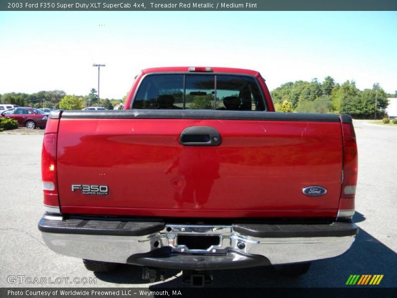 Toreador Red Metallic / Medium Flint 2003 Ford F350 Super Duty XLT SuperCab 4x4