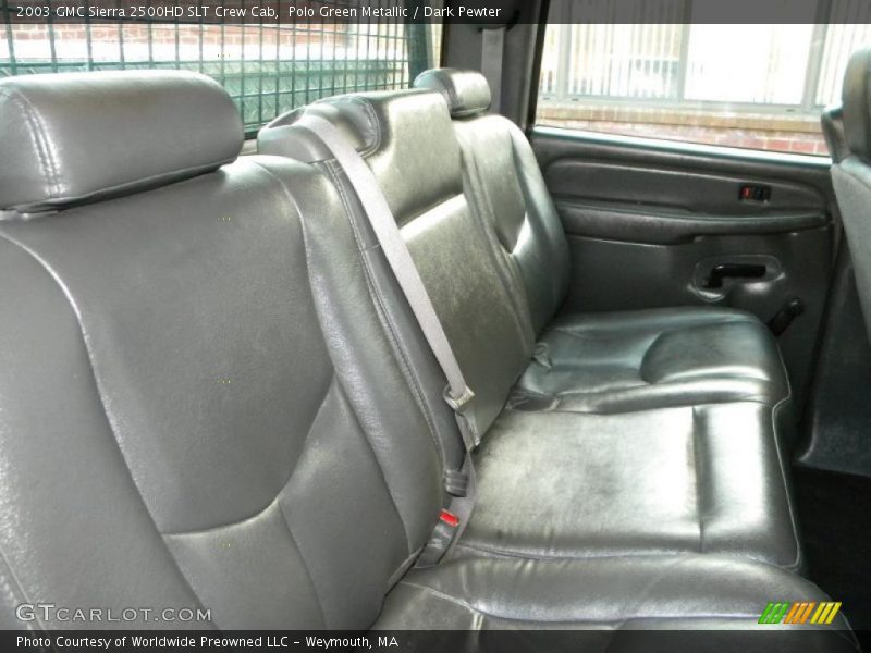 Polo Green Metallic / Dark Pewter 2003 GMC Sierra 2500HD SLT Crew Cab