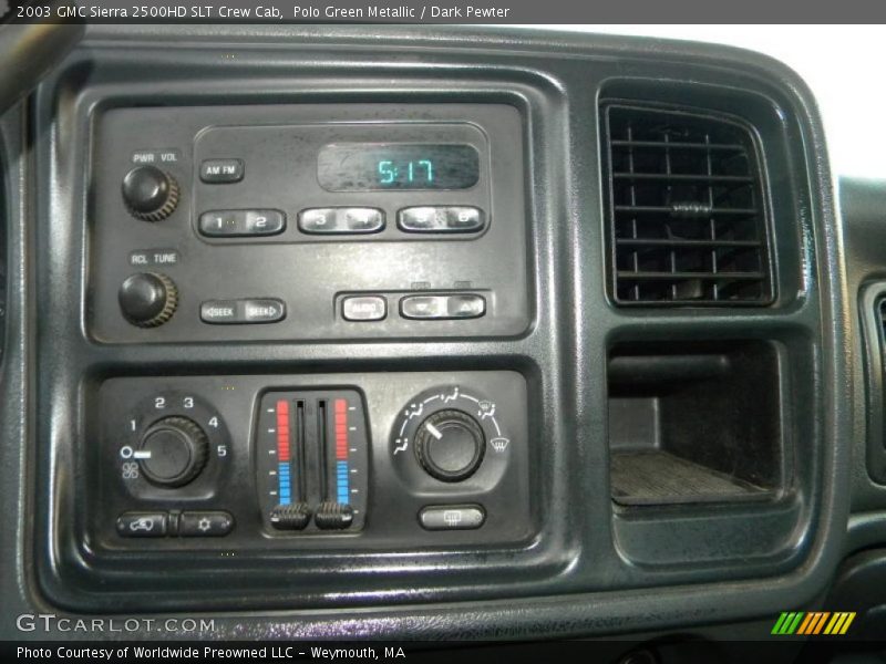 Polo Green Metallic / Dark Pewter 2003 GMC Sierra 2500HD SLT Crew Cab