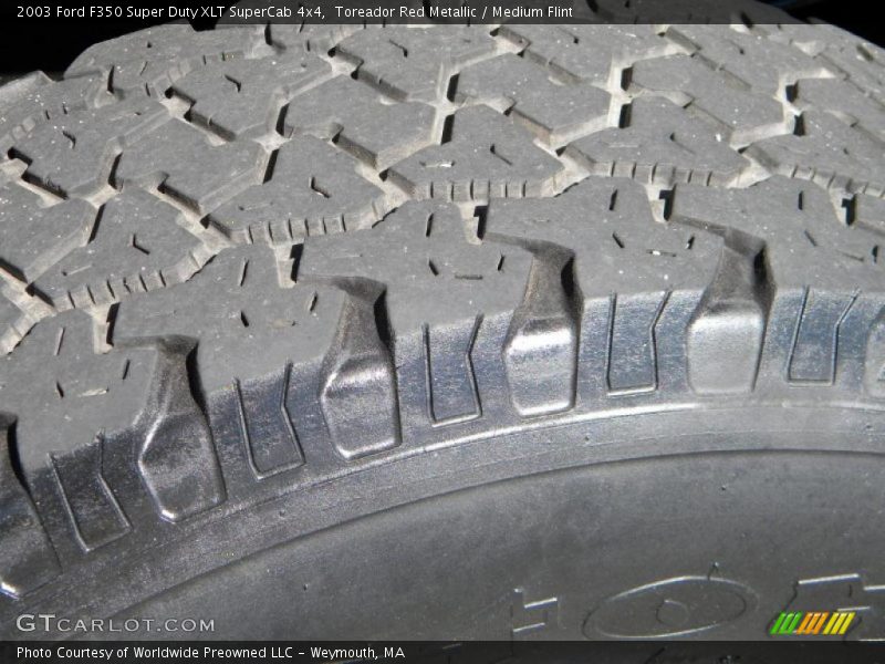 Toreador Red Metallic / Medium Flint 2003 Ford F350 Super Duty XLT SuperCab 4x4
