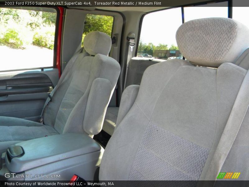 Toreador Red Metallic / Medium Flint 2003 Ford F350 Super Duty XLT SuperCab 4x4