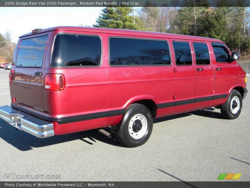  2000 Ram Van 3500 Passenger Medium Red Metallic