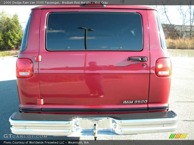  2000 Ram Van 3500 Passenger Medium Red Metallic