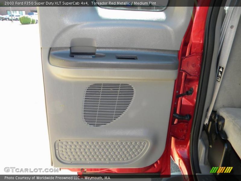 Toreador Red Metallic / Medium Flint 2003 Ford F350 Super Duty XLT SuperCab 4x4