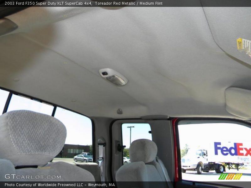 Toreador Red Metallic / Medium Flint 2003 Ford F350 Super Duty XLT SuperCab 4x4