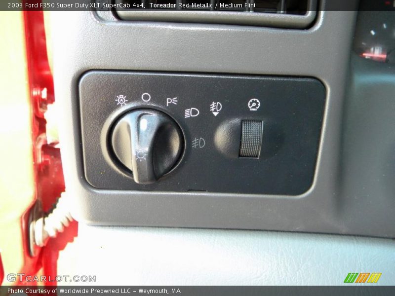 Toreador Red Metallic / Medium Flint 2003 Ford F350 Super Duty XLT SuperCab 4x4