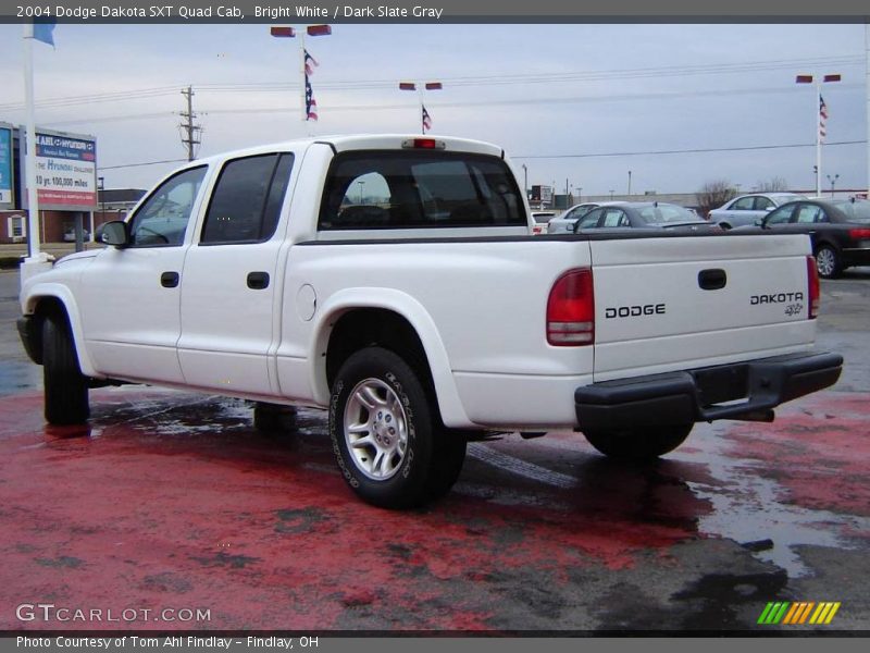 Bright White / Dark Slate Gray 2004 Dodge Dakota SXT Quad Cab
