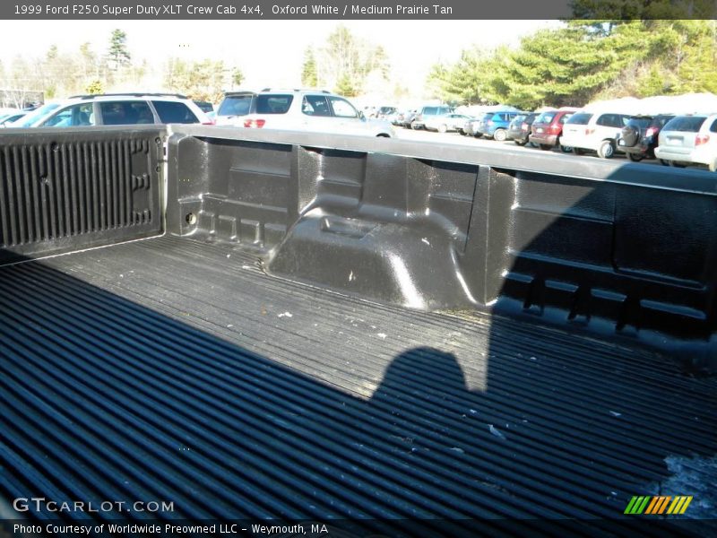 Oxford White / Medium Prairie Tan 1999 Ford F250 Super Duty XLT Crew Cab 4x4