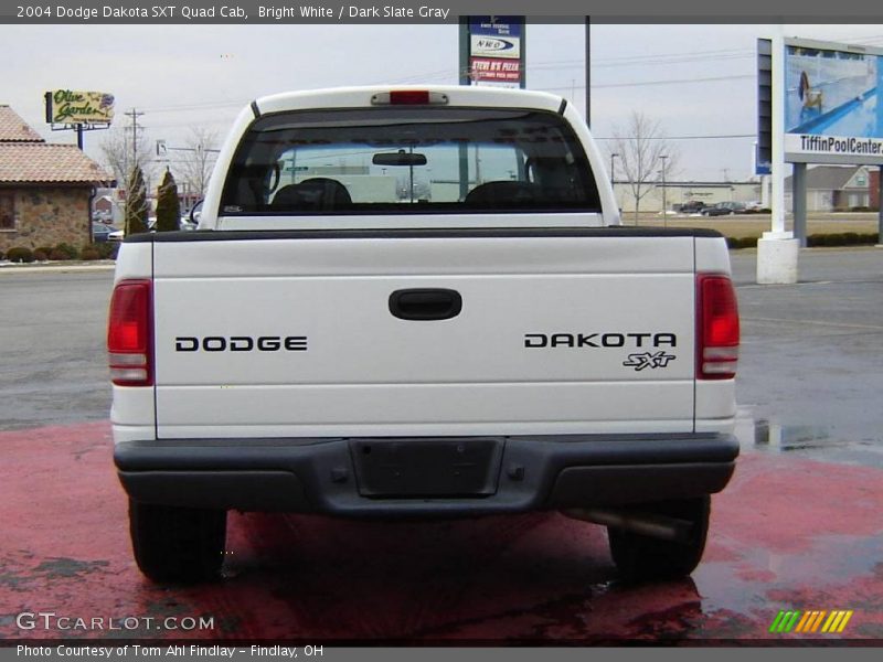 Bright White / Dark Slate Gray 2004 Dodge Dakota SXT Quad Cab