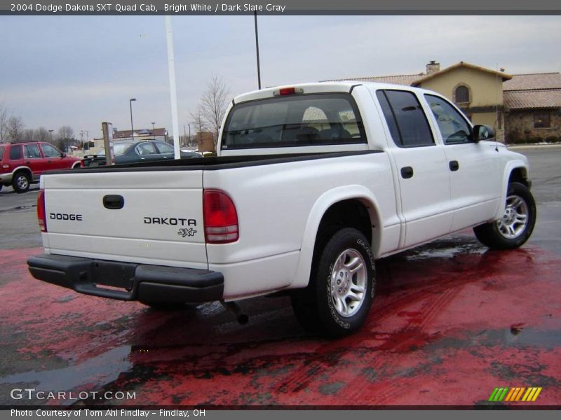 Bright White / Dark Slate Gray 2004 Dodge Dakota SXT Quad Cab
