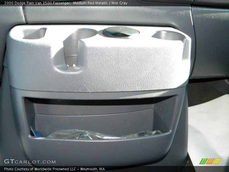Medium Red Metallic / Mist Gray 2000 Dodge Ram Van 3500 Passenger