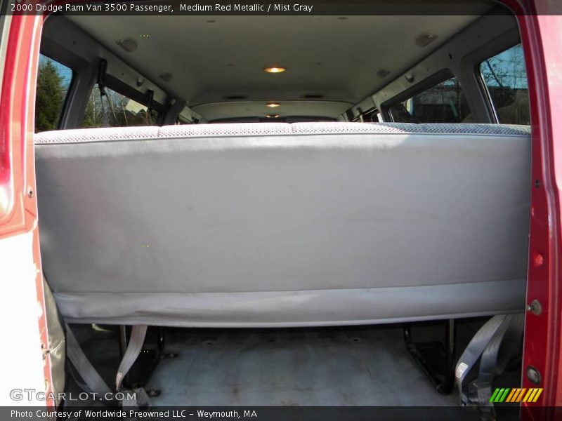 Medium Red Metallic / Mist Gray 2000 Dodge Ram Van 3500 Passenger