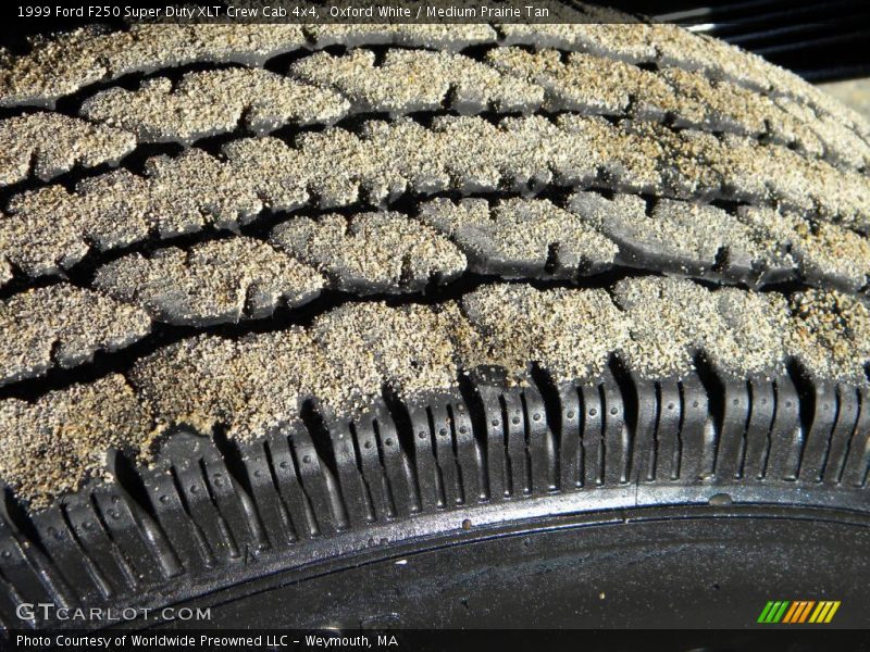 Oxford White / Medium Prairie Tan 1999 Ford F250 Super Duty XLT Crew Cab 4x4