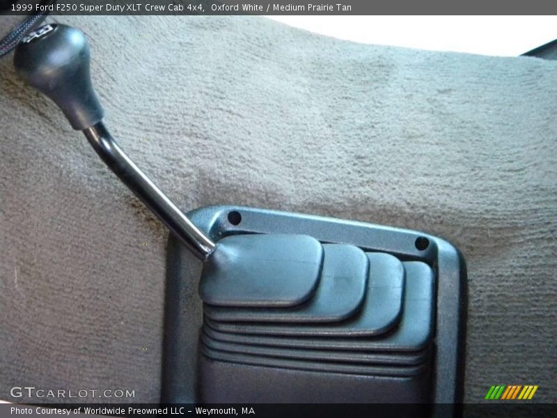 Oxford White / Medium Prairie Tan 1999 Ford F250 Super Duty XLT Crew Cab 4x4