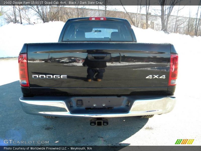 Black / Dark Slate Gray 2002 Dodge Ram 1500 ST Quad Cab 4x4