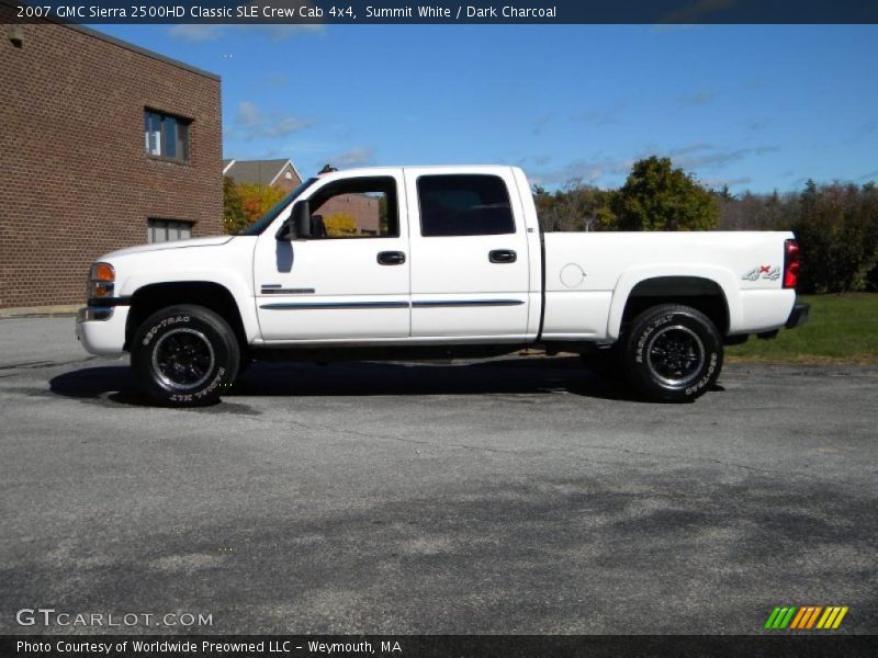 Summit White / Dark Charcoal 2007 GMC Sierra 2500HD Classic SLE Crew Cab 4x4
