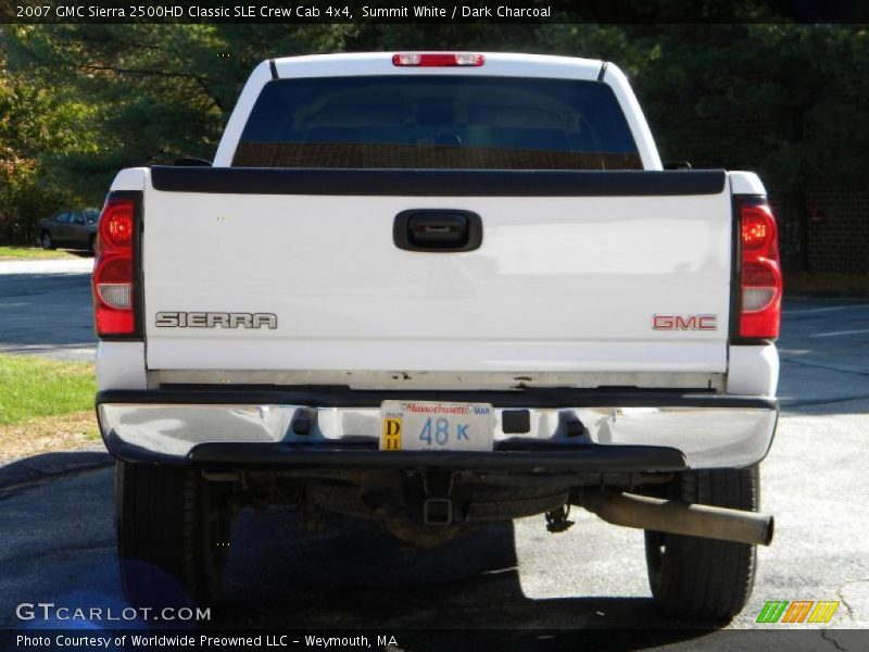 Summit White / Dark Charcoal 2007 GMC Sierra 2500HD Classic SLE Crew Cab 4x4