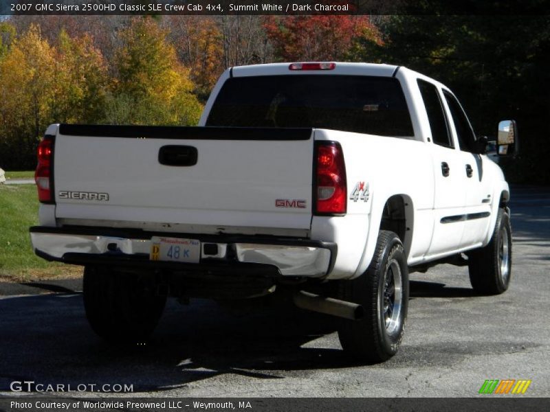 Summit White / Dark Charcoal 2007 GMC Sierra 2500HD Classic SLE Crew Cab 4x4