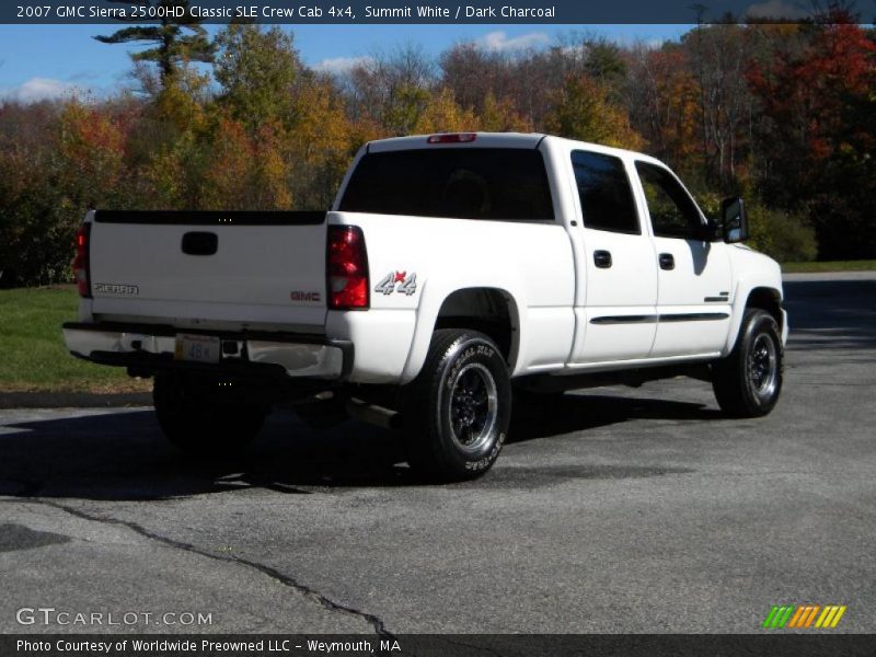 Summit White / Dark Charcoal 2007 GMC Sierra 2500HD Classic SLE Crew Cab 4x4