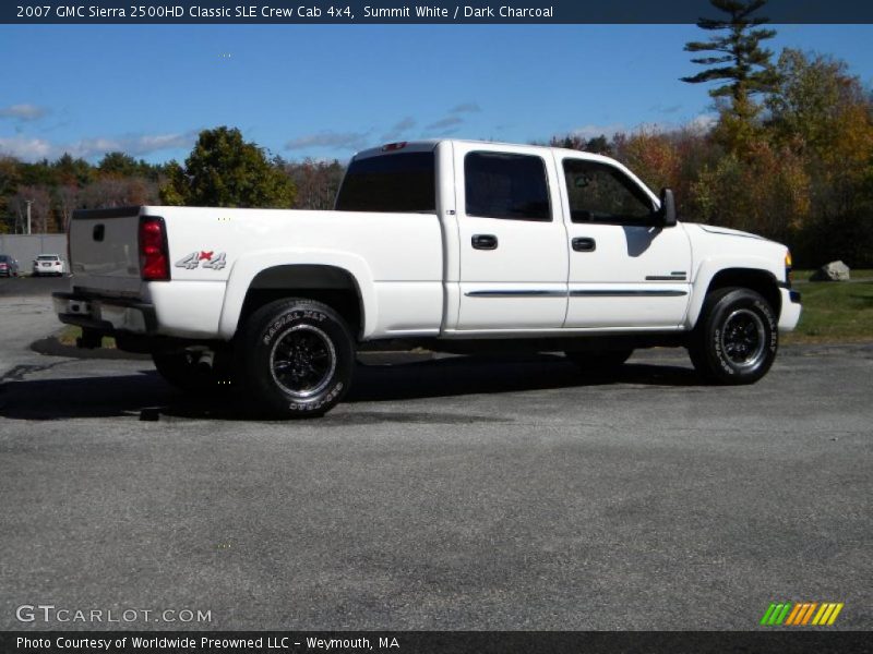 Summit White / Dark Charcoal 2007 GMC Sierra 2500HD Classic SLE Crew Cab 4x4