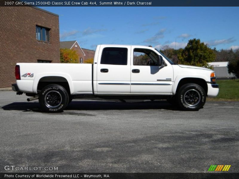 Summit White / Dark Charcoal 2007 GMC Sierra 2500HD Classic SLE Crew Cab 4x4