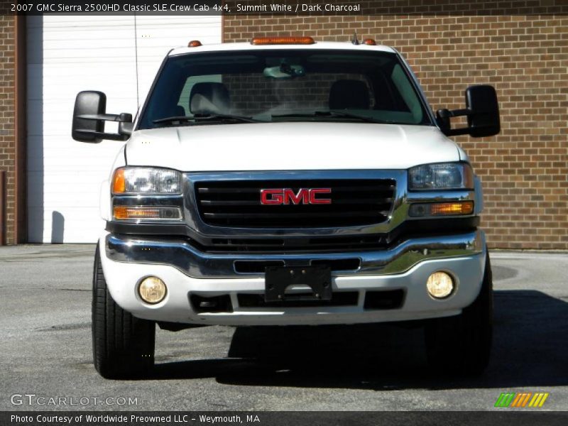 Summit White / Dark Charcoal 2007 GMC Sierra 2500HD Classic SLE Crew Cab 4x4