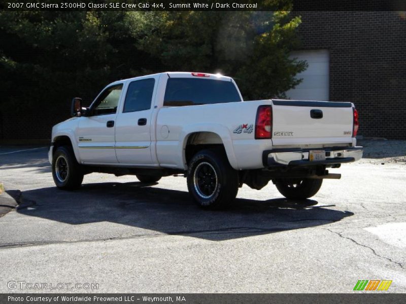 Summit White / Dark Charcoal 2007 GMC Sierra 2500HD Classic SLE Crew Cab 4x4
