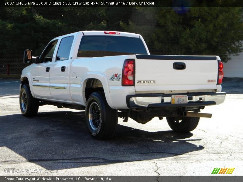 Summit White / Dark Charcoal 2007 GMC Sierra 2500HD Classic SLE Crew Cab 4x4