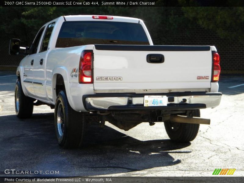 Summit White / Dark Charcoal 2007 GMC Sierra 2500HD Classic SLE Crew Cab 4x4
