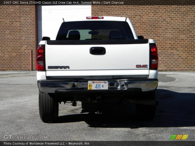 Summit White / Dark Charcoal 2007 GMC Sierra 2500HD Classic SLE Crew Cab 4x4