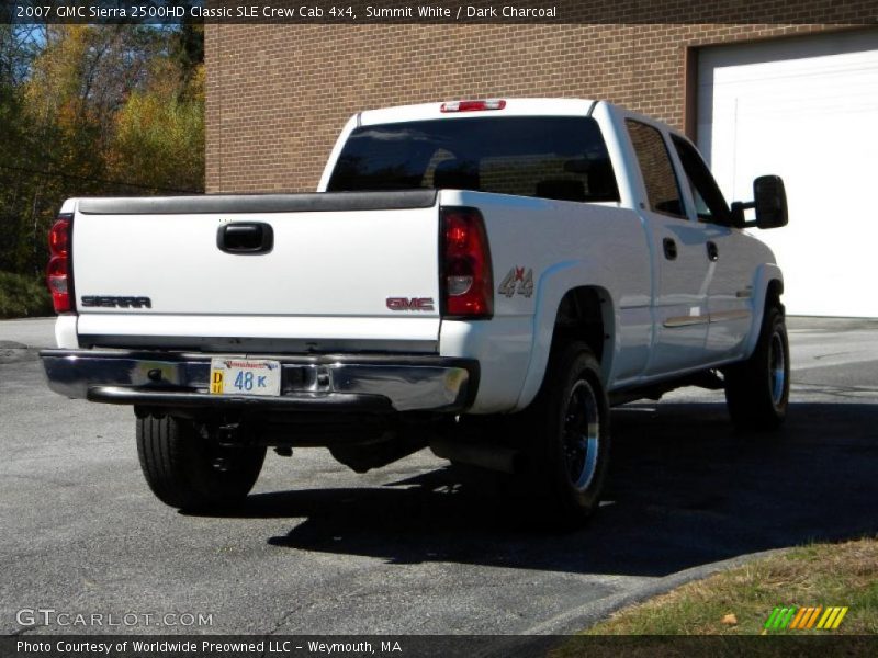 Summit White / Dark Charcoal 2007 GMC Sierra 2500HD Classic SLE Crew Cab 4x4