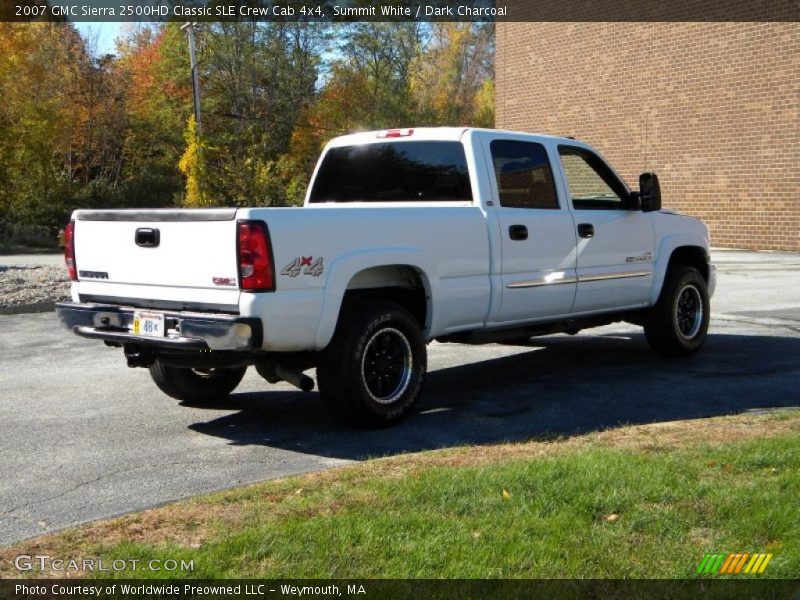 Summit White / Dark Charcoal 2007 GMC Sierra 2500HD Classic SLE Crew Cab 4x4