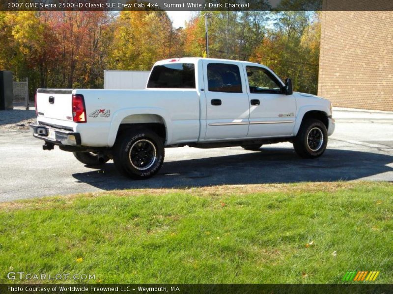 Summit White / Dark Charcoal 2007 GMC Sierra 2500HD Classic SLE Crew Cab 4x4