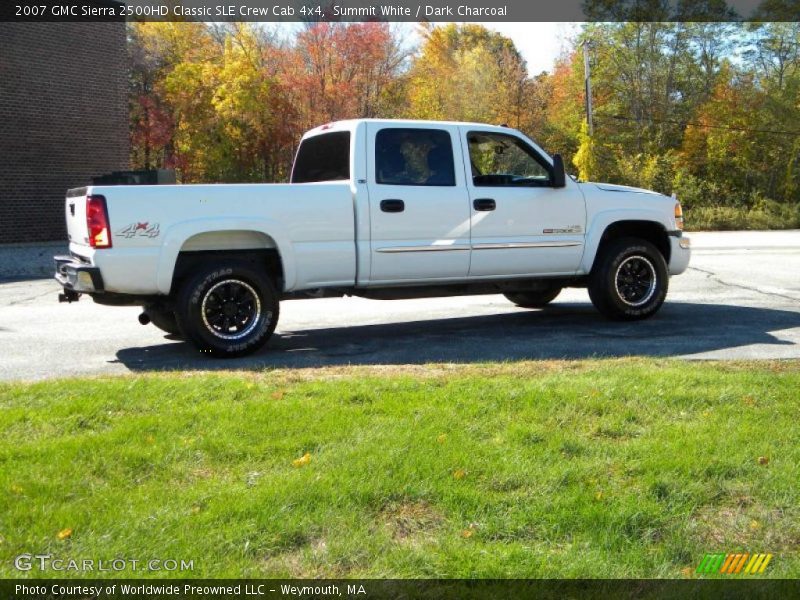 Summit White / Dark Charcoal 2007 GMC Sierra 2500HD Classic SLE Crew Cab 4x4