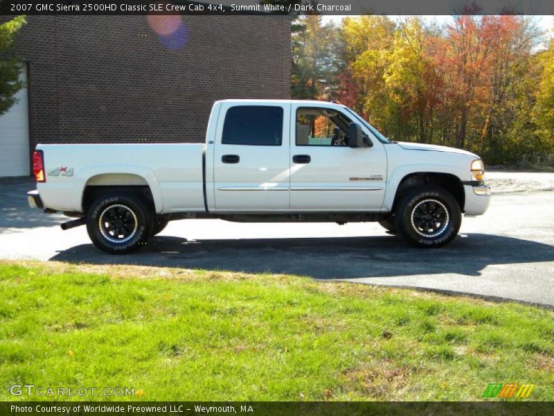 Summit White / Dark Charcoal 2007 GMC Sierra 2500HD Classic SLE Crew Cab 4x4