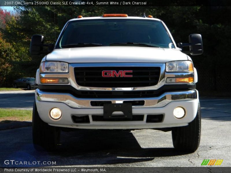 Summit White / Dark Charcoal 2007 GMC Sierra 2500HD Classic SLE Crew Cab 4x4