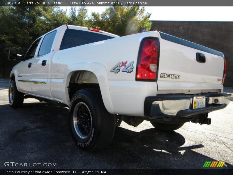 Summit White / Dark Charcoal 2007 GMC Sierra 2500HD Classic SLE Crew Cab 4x4