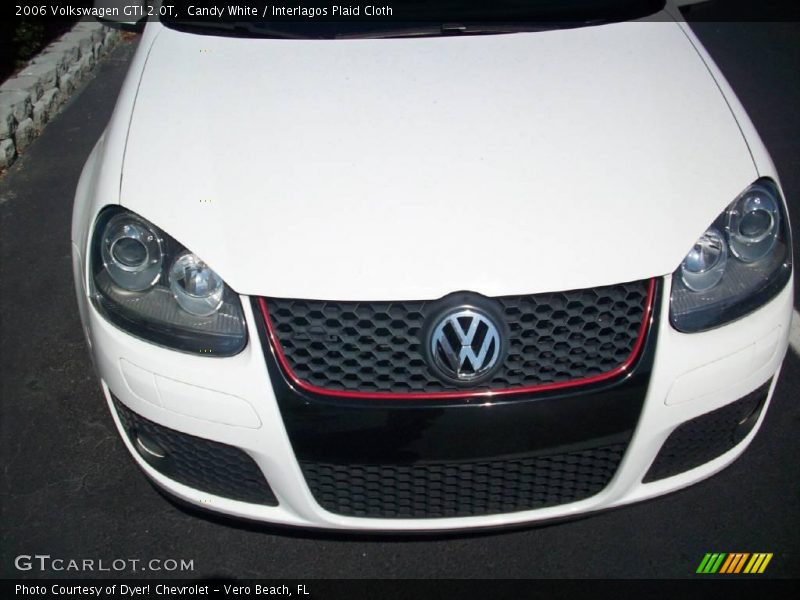 Candy White / Interlagos Plaid Cloth 2006 Volkswagen GTI 2.0T