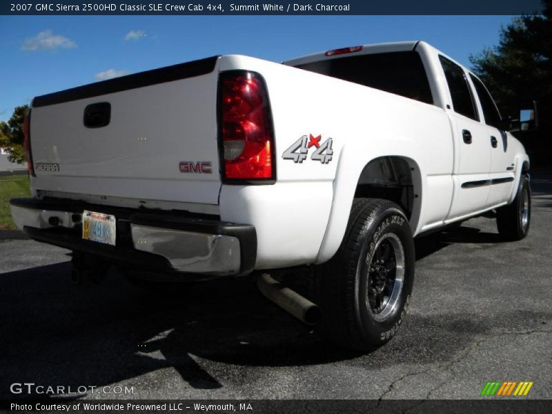 Summit White / Dark Charcoal 2007 GMC Sierra 2500HD Classic SLE Crew Cab 4x4