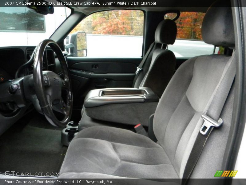 Summit White / Dark Charcoal 2007 GMC Sierra 2500HD Classic SLE Crew Cab 4x4