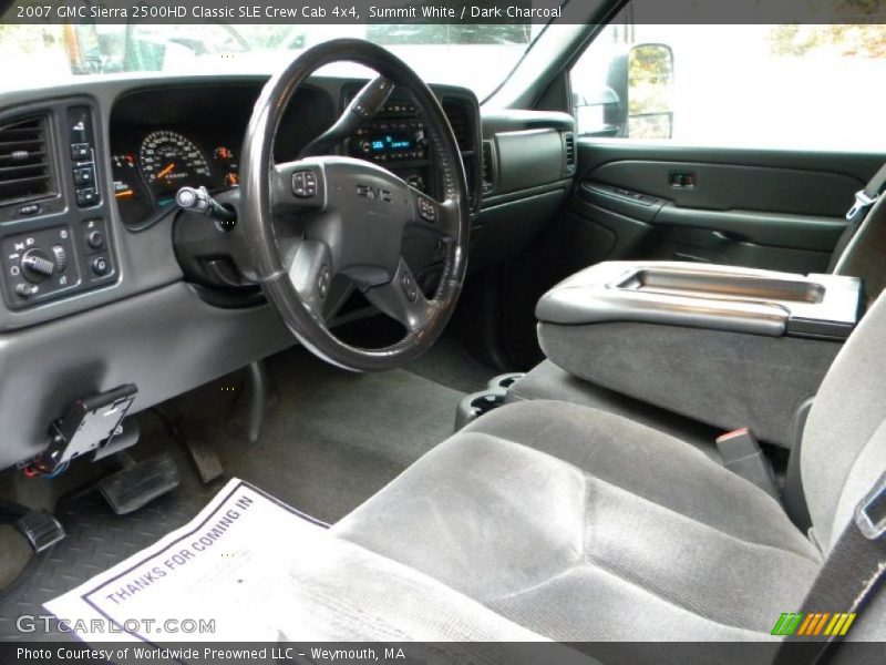 Summit White / Dark Charcoal 2007 GMC Sierra 2500HD Classic SLE Crew Cab 4x4