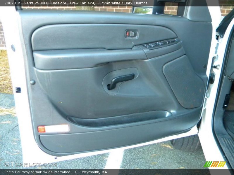 Summit White / Dark Charcoal 2007 GMC Sierra 2500HD Classic SLE Crew Cab 4x4