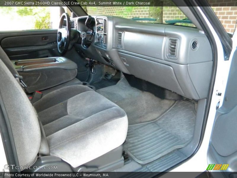 Summit White / Dark Charcoal 2007 GMC Sierra 2500HD Classic SLE Crew Cab 4x4