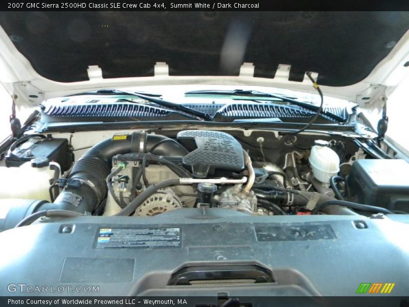 Summit White / Dark Charcoal 2007 GMC Sierra 2500HD Classic SLE Crew Cab 4x4