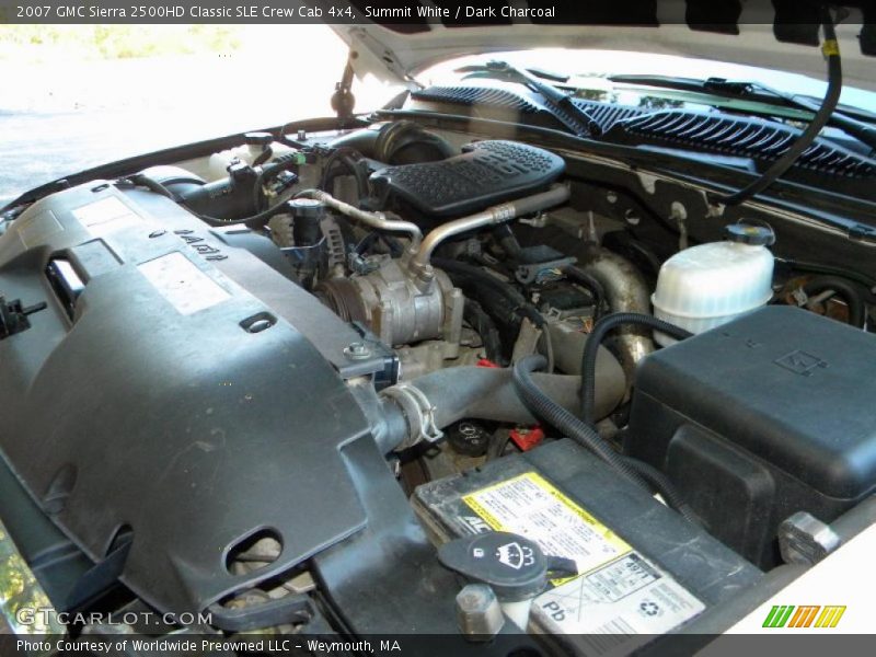 Summit White / Dark Charcoal 2007 GMC Sierra 2500HD Classic SLE Crew Cab 4x4