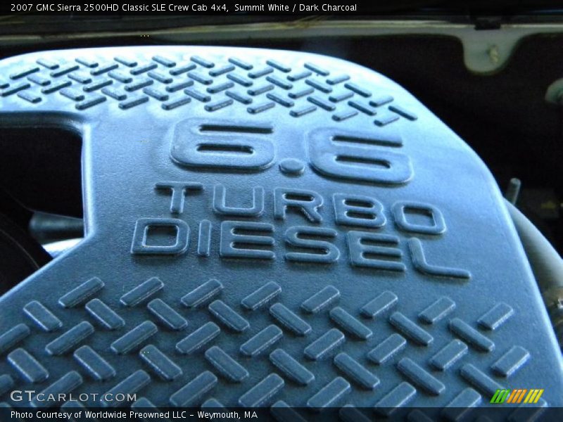 Summit White / Dark Charcoal 2007 GMC Sierra 2500HD Classic SLE Crew Cab 4x4
